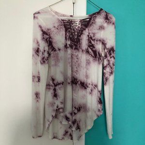 American Eagle Tie-Dyed Long Sleeve